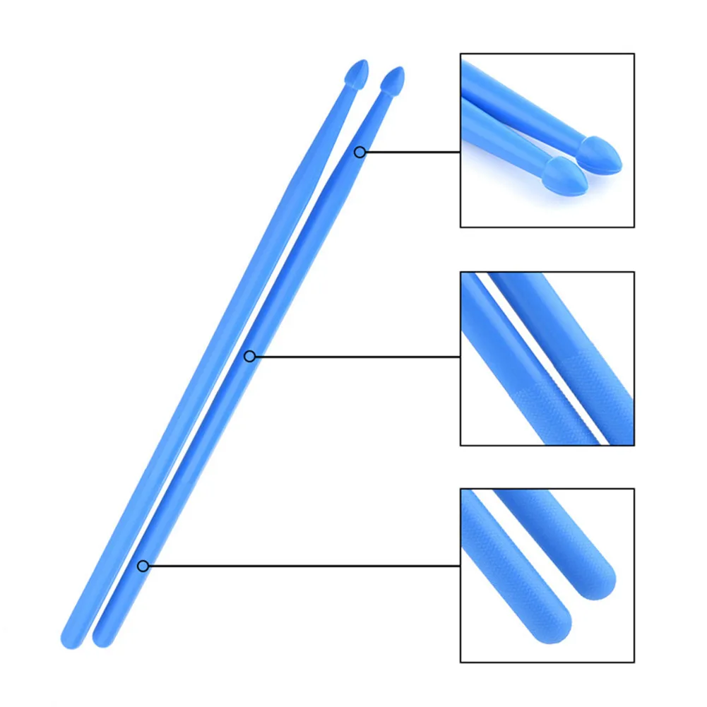 Парные красочные барабанные палочки барабанный набор нейлоновые палочки 5A