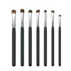 7 pcs Naturel Cheveux Maquillage Des Yeux Brosse de Professionnel Fard À Paupières Brosses de fard À Paupières Maquillage Outil Shader Mélange Pinceaux de Maquillage Ensemble ► Photo 2/6