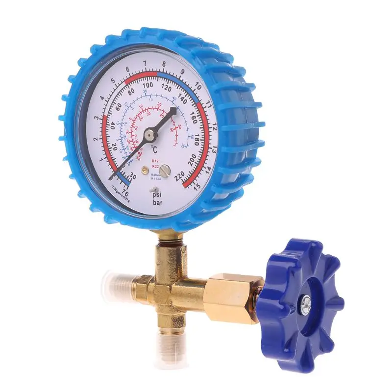 

1PC 220PSI 500PSI Air Conditioning Refrigerant Recharge Pressure Gauge Manometer