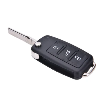 

New Fit for Polo GOLF MK6 Touareg 3 Button Remote Key FOB shell case