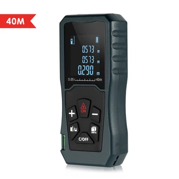 

40M Laser Distance Meter Multipurpose Handheld Rangefinder IP54 Laser Distance Meter Ruler Measuring Tape Distance Measurer
