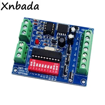 

4CH DMX512 RGBW Led Controller DMX512 Decoder DMX512 Led Dimmer For RGBW Led Strip DC5-24V