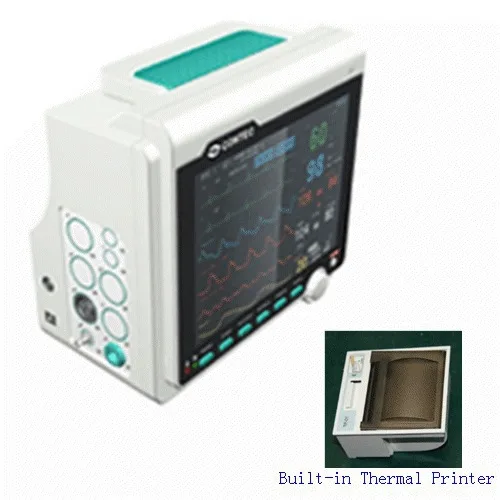

CE CMS6000 Multi 4 Parameters ICU Patient Monitor ECG NIBP SPO2 PR Printer