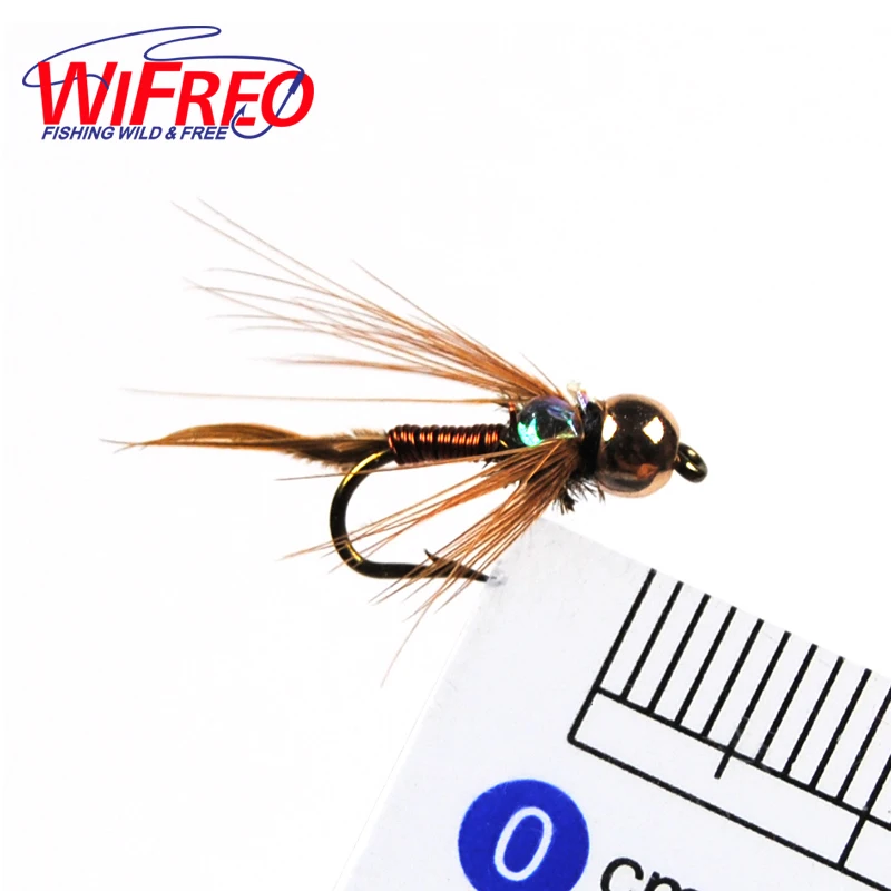 10шт 12# Wifreo медный Джон полетят головы Латунь камень Нимфу нахлыстом приманки / приманки для форели 10шт 12# Wifreo медный Джон полетят головы Латунь камень Нимфу нахлыстом приманки / приманки для форели