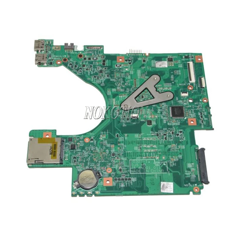 NOKOTION MB.48.4ND02.011 материнская плата для ноутбука Dell vostro V131 celeron 857 Процессор Oboard 0 MJPRW CN-0MJPRW 48.4ND02.011 основная плата