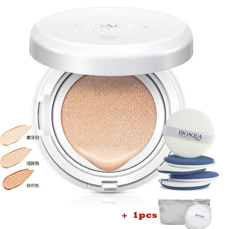 5set Air Cushion BB Cream Concealer Moisturizing Foundation Makeup Bare