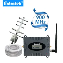 Lintratek GSM репитер 900 МГц ЖК дисплей Дисплей GSM Сотовая связь усилитель сигнала UMTS 900 МГц мини телефон усилитель обновления ядро