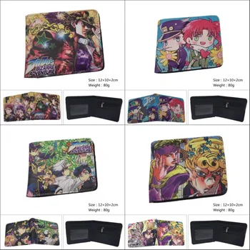 

Cartoon bizarre adventure JOJO wallet womens wallets and purses anime wallet with Card Holder Coin Pocket Gift