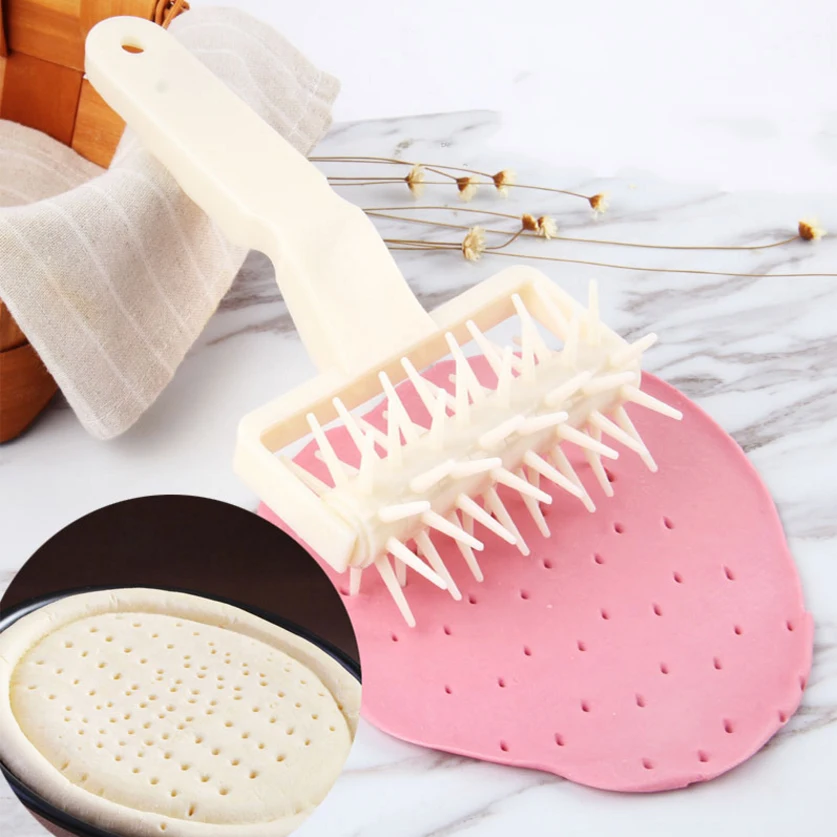 

Portable Pizza Pastry Needle Roller Pitter Crust Embossing Tool Hot Selling
