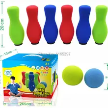 1 компл. весело мягкий поролон дети красочные боулинг игровой набор для детей-подростков pe физической подготовки Командные виды спорта игровой деятельности игрушка