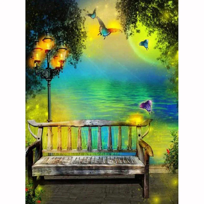 

Needlework Resin Diamond Embroidery Fantasy Summer Diamond Painting Rhinestones Square/Round Drill Mosaic Painting