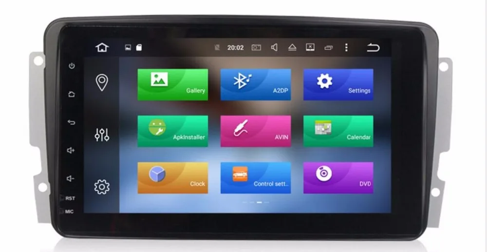 Perfect Fit for Mercedes Benz CLK W209  G-Class W463 OTOJETA touch screen Android 9.1 Car DVD Head UNIT 3G/4G autoradio GPS PLAYER 1