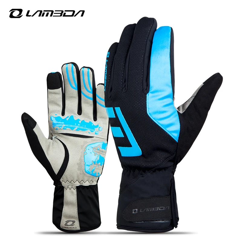 Winter Outdoor Sports Bike Cycling Full Finger Gloves Warm Touch Screen Mitten