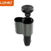 LDNIO CM21 Автомобильная Bluetooth стерео гарнитура наушники 3 порта USB Автомобильное зарядное устройство 5 В 4.2A зарядное устройство для мобильного телефона