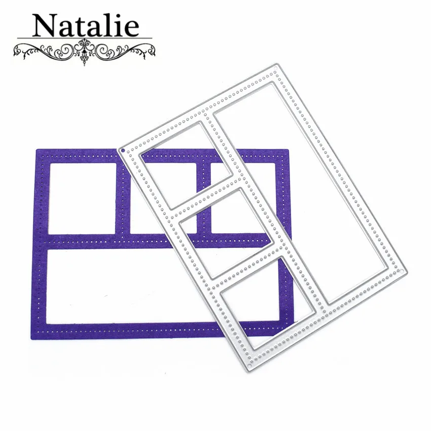 

Rectangle Frame Cutting Dies DIY Craft Pressing Dies Scrapbooking Metal Embossing Stencil Photo Album New Arrival Decorations