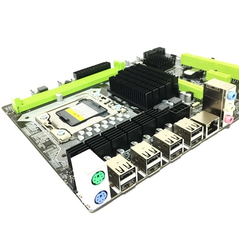 X58 Материнская плата Lga 1366 Ddr3 Ecc/Reg поддержка памяти для Xeon X5550 X5675 X5680 X5690 E5520 E5540 сервер