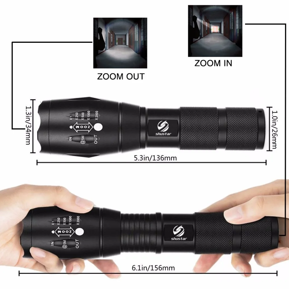 Led flashlight Ultra Bright torch T6/L2/V6 Camping light 5 switch Modes 10000 LM Zoomable Bicycle Light use 18650 battery Led flashlight Ultra Bright torch T6/L2/V6 Camping light 5 switch Modes 10000 LM Zoomable Bicycle Light use 18650 battery