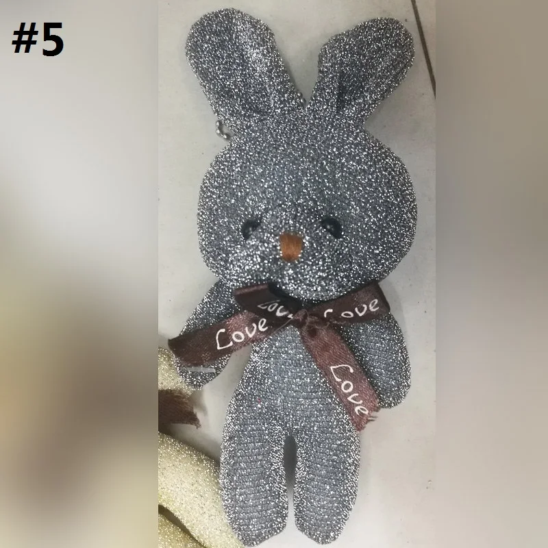 12cm twim rabbit with bow 10