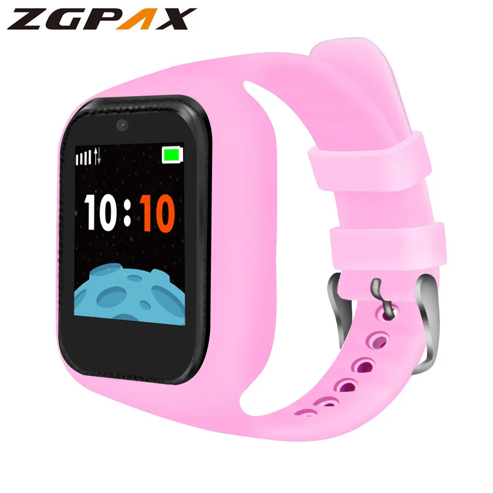 

ZGPAX Anti Lost S668 Child GPS Tracker SOS Smart Monitoring Positioning Phone Kids GPS Baby Watch Compatible IOS & Android
