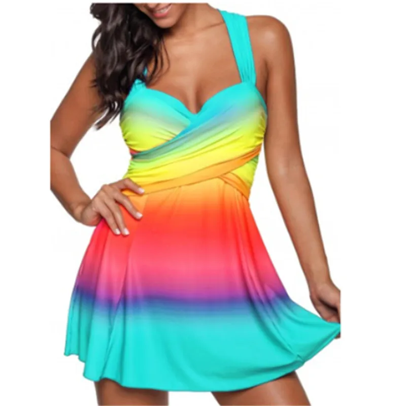 

Plus Size Women Two Piece Suits Swimwear SwimSuit 2019 Tankini Sets Swimsuit Swim Dress Swimming Suit Bathing Suit Beachwear