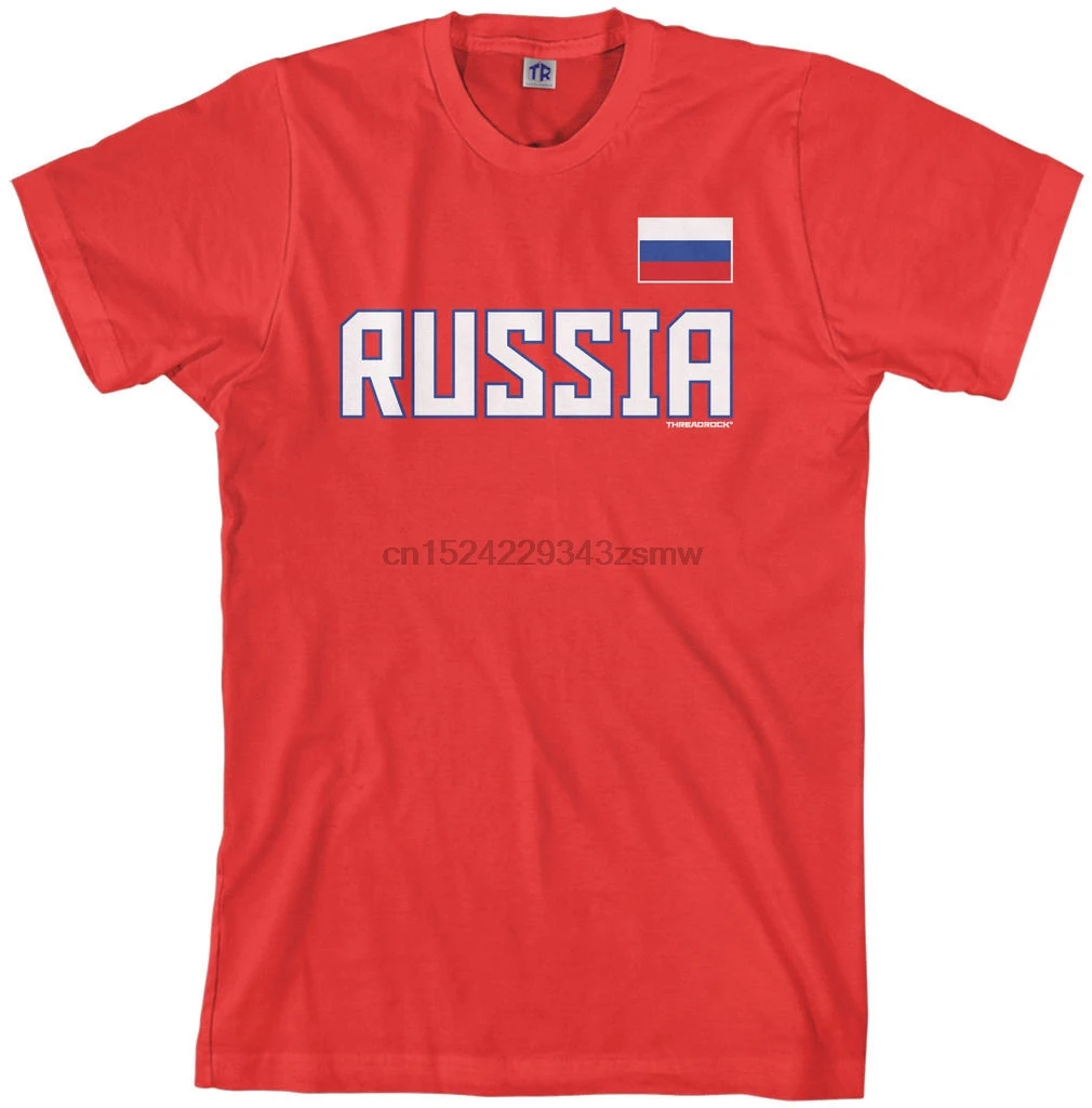 

Brand Clothing Men O-Neck Active Short Sleeve Tshirts Russia Team T-Shirt Russian Pride Awesome Shirts