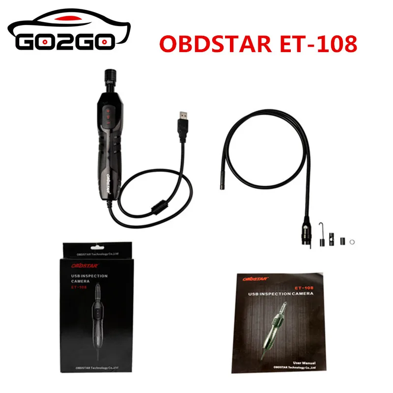 Горячие Sale2018 Новое поступление OBDSTAR ET-108 ET108 USB инспекции Камера USB работает с OBDSTAR X300 DP и OBDSTAR DP Pad Бесплатная доставка