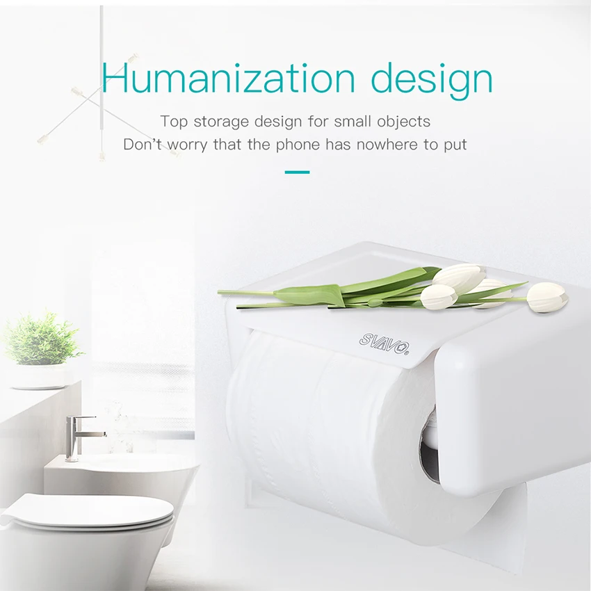 SVAVO настенный диспенсер для туалетной бумаги держатель для туалетной бумаги для отеля туалет/дом