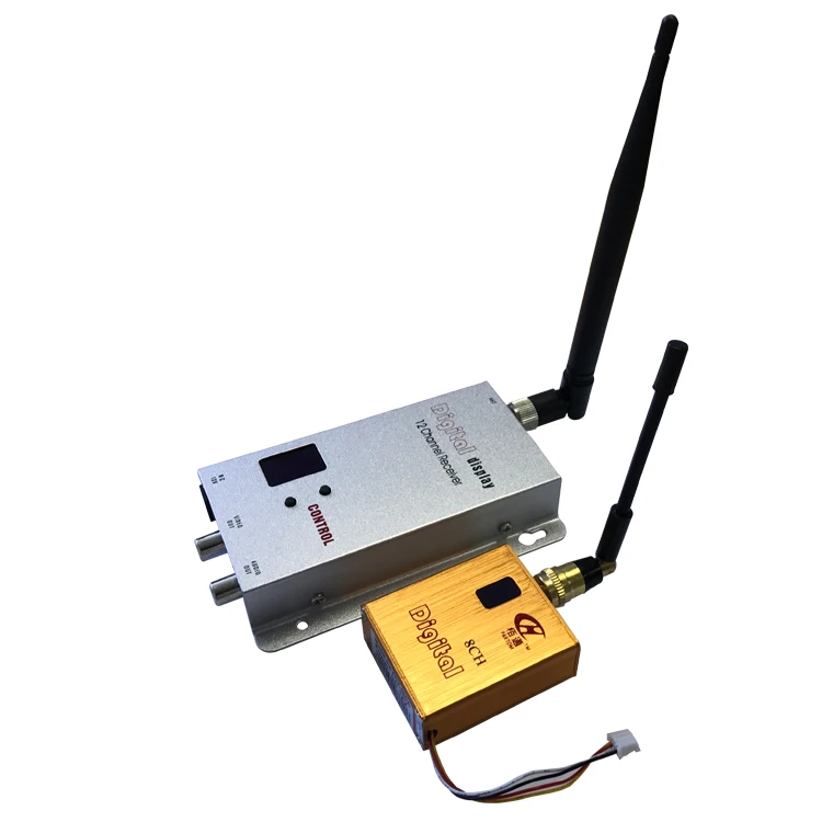 1.2G 800mw wireless video transmitter and receiver one set for FPV