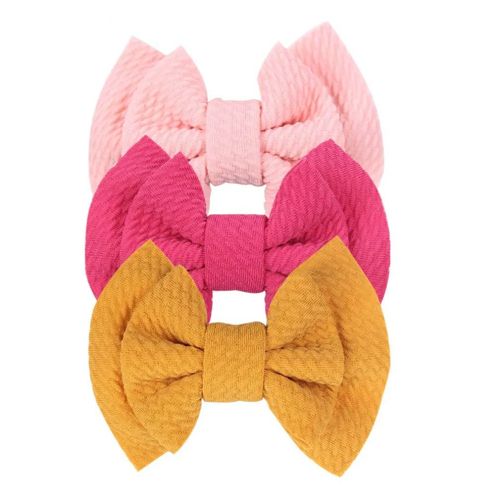 

36pc/lot 3.5 inch Cotton Fabric Bow Hair Clip,Girls Solid Bows Hairpins Buotique Hair Bows Hairgrips Kids Barrettes headwear