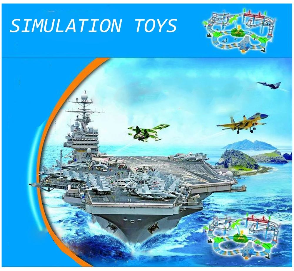 

Multi-tier Electric Rail Car DIY Puzzle Multi-track Assembly Car Toy Model Children Educational Combination Toy For Kids Gift