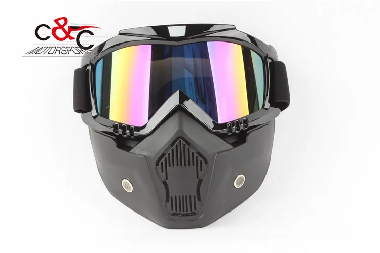 BEON очки маска идеально подходит для открытого лица Мотоцикл половина шлем или винтажные шлемы Новая мода козырек лыж сноуборд
