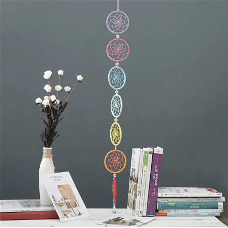 

Wind Chimes Muladhar Dream Catcher Correct Color With Chakra Wall Hanging Decor Nautical Home Decor Dreamcatcher