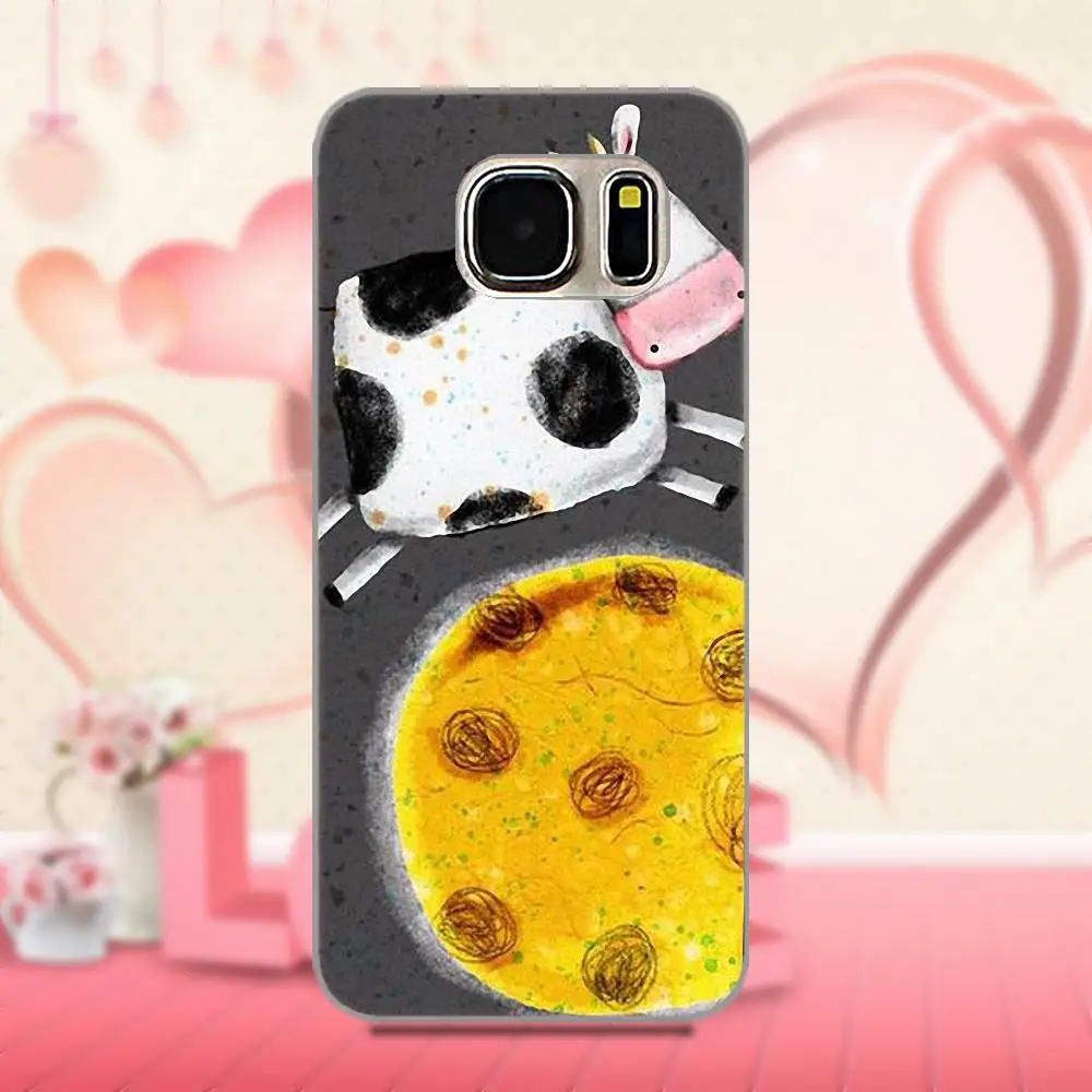 Oedmeb для Apple iPhone 4 4S 5 5C 5S SE 6 6S 7 8 Plus X For LG G3 G4 G5 G6 K4 K7 K8 K10 V10 V20 красочная корова|Бамперы| |