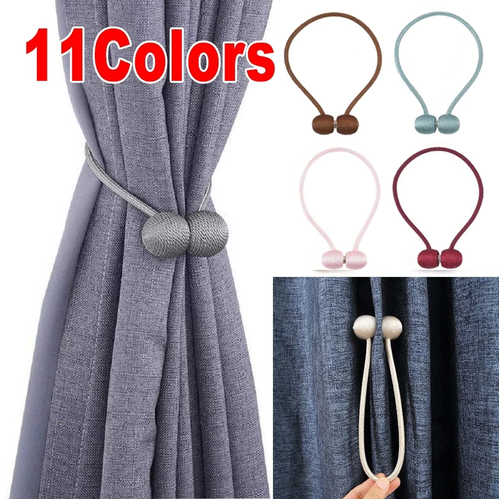 

1pc Modern Curtain Buckle Holder Curtain Tieback Magnetic Curtain Accessories Strap Home Decor European Style Pearl Beads Design