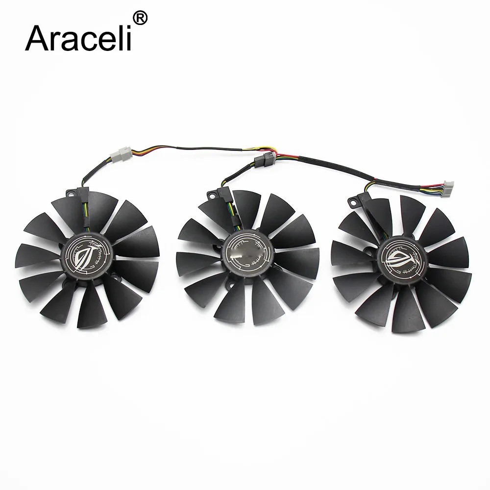 

New 87MM PLD09210S12M PLD09210S12HH Cooling Fan Replace For ASUS Strix GTX 1060 OC 1070 1080 GTX 1080Ti RX 480 Graphics Card Fan