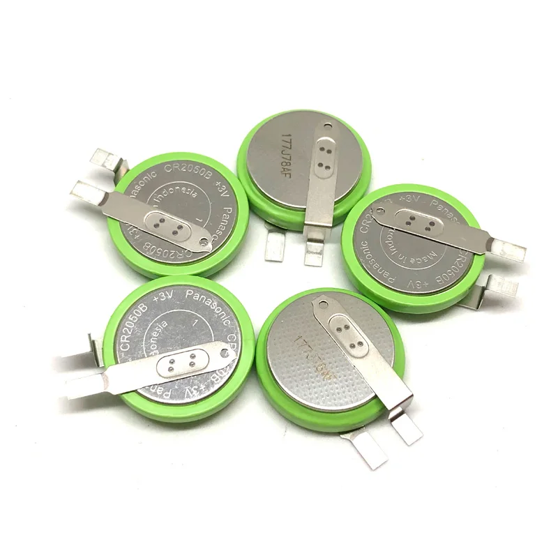 2pcs/lot Panasonic CR2050B CR2050 3V High-Temperature Lithium mManganese Dioxide Car Tire Pressure Monitoring Button Battery
