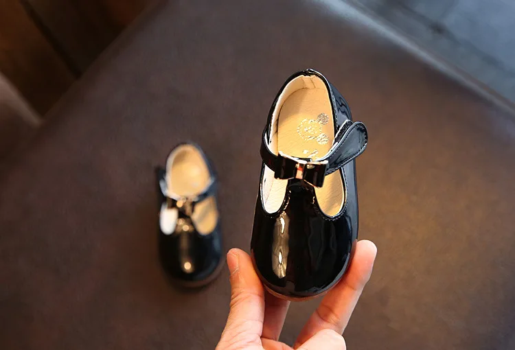 Детская кожаная обувь; осень г.; новая детская обувь принцессы; обувь для малышей