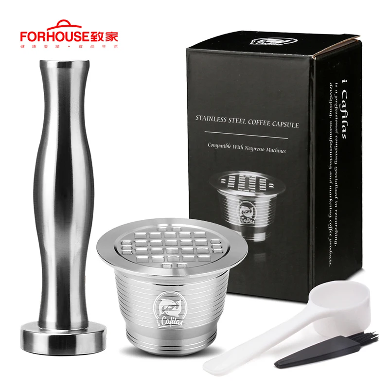 Coffee Tamper Stainless Steel Solid Espresso Coffee Tool For Nespresso Capsule Machine Powdered Hammer Coffee Tamper Stainless Steel Solid Espresso Coffee Tool For Nespresso Capsule Machine Powdered Hammer