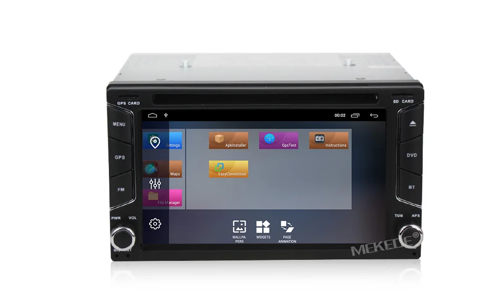 Best MEKEDE HD 2Din Android 9.1 Car Multimedia Player RAM 2G + ROM 32G GPS Navigation BT DAB FM USB wifi No dvd Car 2 DIN Radio 14
