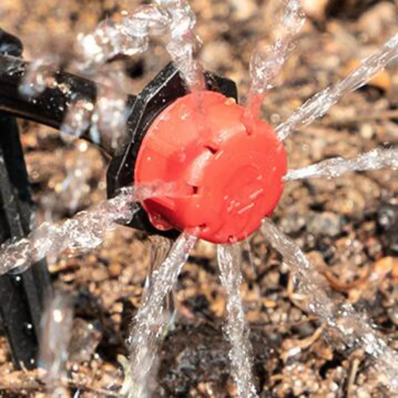 

50 pieces Adjustable Garden Irrigation Misting Micro Flow Dripper Head Drip System Barb watering Free & Drop Shipping