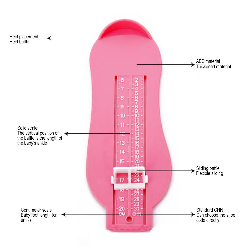 Детские ножные измеритель длины длина стопы измерительный размер стопы детская обувь подарки линейки удобные ноги обувь рост