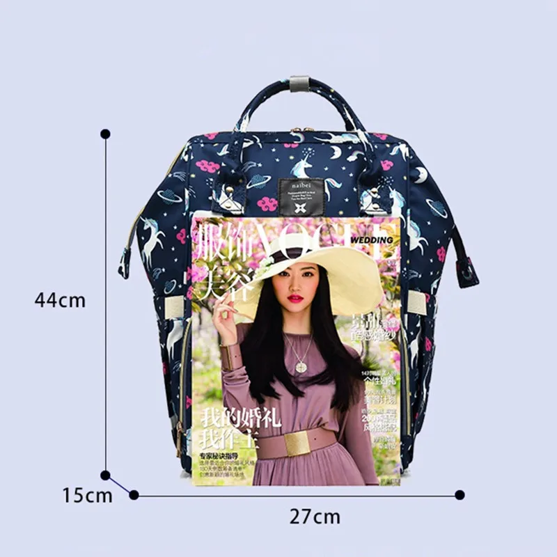 Unicorn Mummy bag multi-function large capacity waterproof backpack Backpack multi-function out of mother-to-child bag26