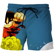 Cloudstyle Dragon Ball 3D шорты Для мужчин малыш Гоку 3D принт Забавный Гоку аниме Летнее платье с героями мультфильмов отпуск шорты дышащий купальники