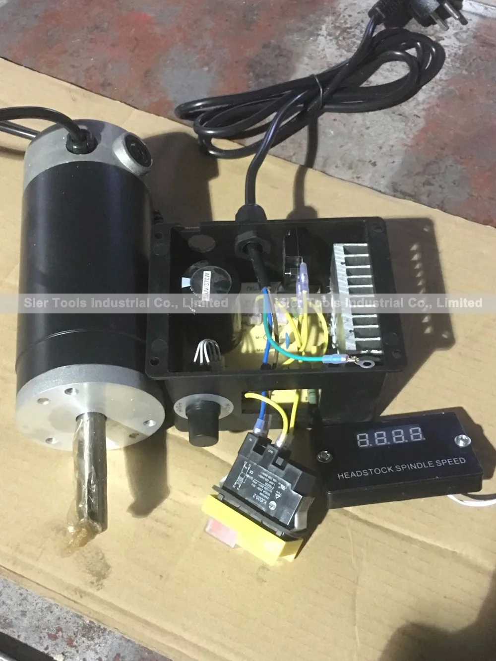 MC128-01 Vrible скоростной набор/деревянный токарный станок регулировка скорости набор/мотор + дисплей