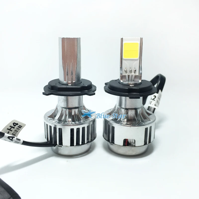 LED H4 Car Headlights Kit 66W 6000lm Auto Front Light H4 Bulb 3000K