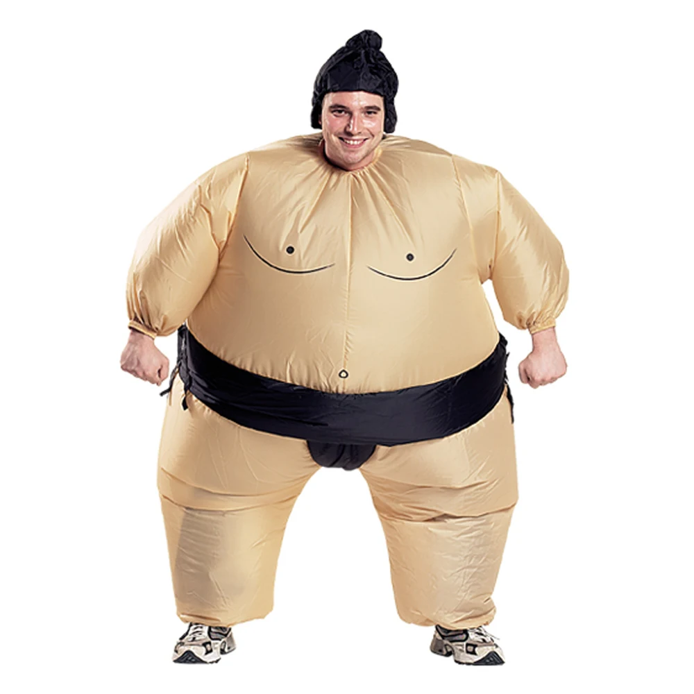 2 Colors Adult Inflatable Sumo Cosplay Costume Halloween For Men Women Fashion Performance Dropshipping