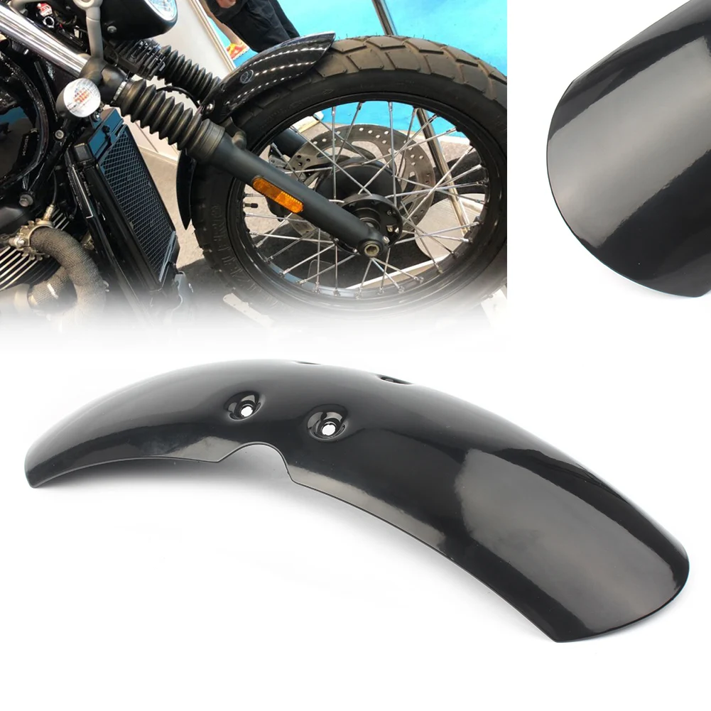 

Short Front Fender Mudguard Mud Guard Protector For Triumph Bonneville T100 Scrambler Thruxton 2001-2016 ABS Plastic