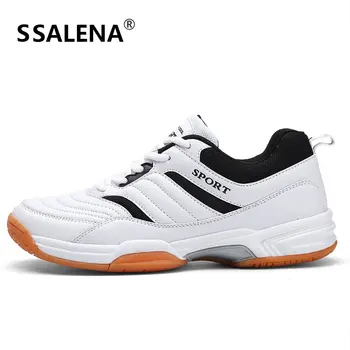 

Mens Women Badminton Shoes Professional Sports Shoes Anti-Slippery Training Sneakers Unisex Breathable Tennis Sneakers D0446