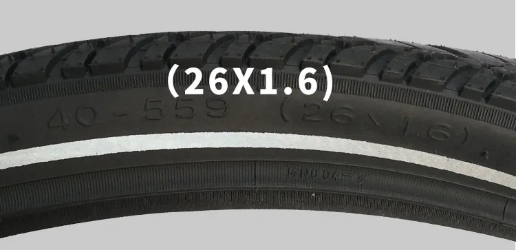 26/" Bike Clincher Tyre Michelin Protek Cross Wire 26X1.6/" Black//Reflective