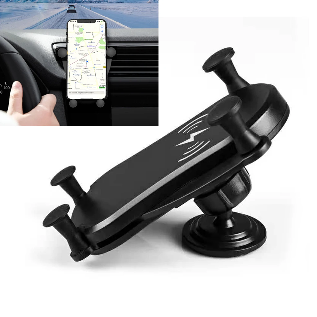 W4 автомобильное беспроводное зарядное устройство магнитный автомобильный держатель для телефона беспроводное автомобильное зарядное устройство Быстрая зарядка для iPhone XR XS samsung S9 S8 Note 9